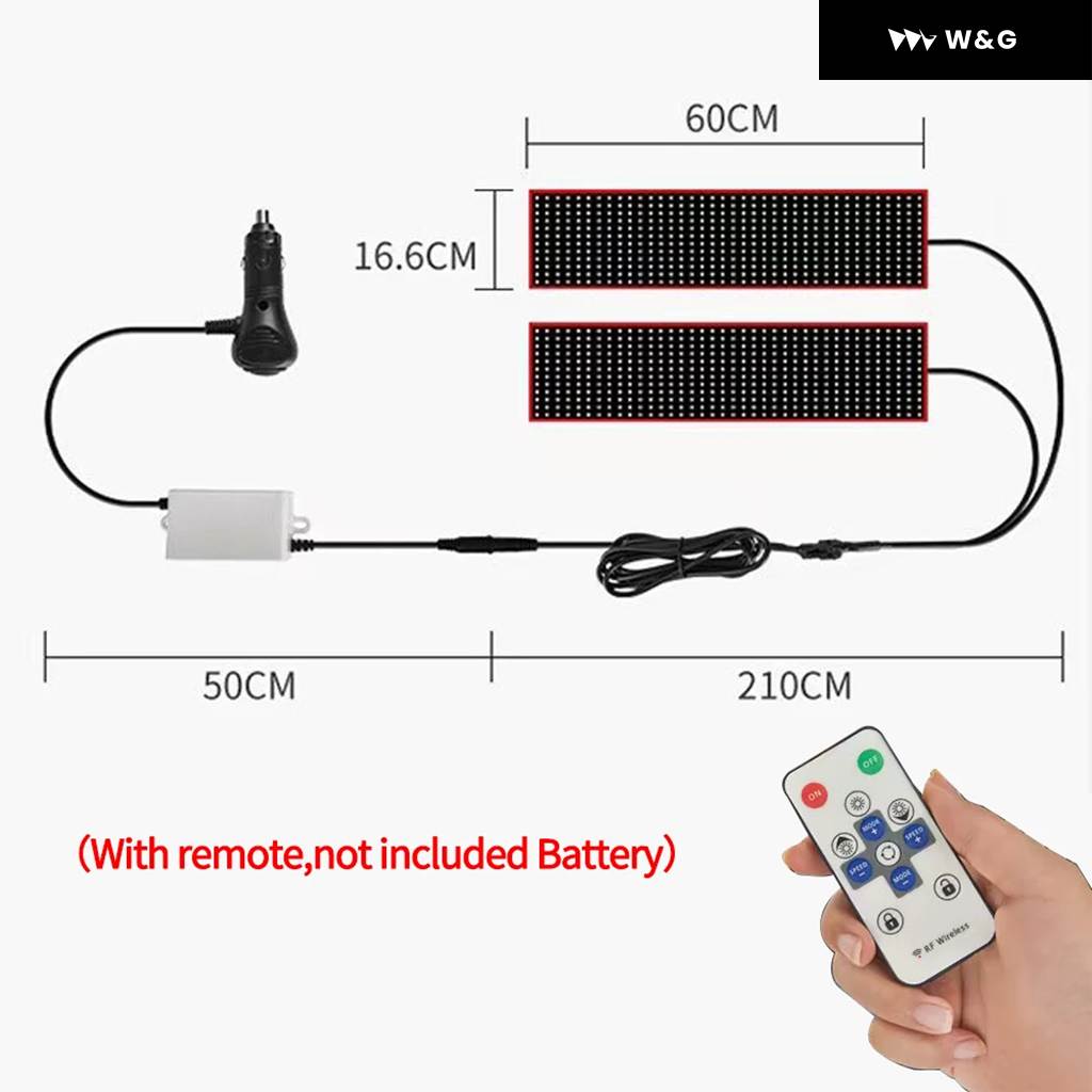 並行輸入品 2IN1 トラック 車 デビルアイ LED ピクセル パネル ライト