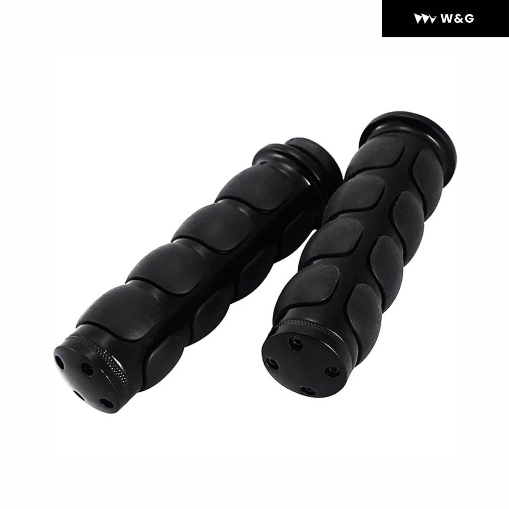 並行輸入品 オートバイ バイク ハンド グリップ 7/8インチ 22MM クルーザー チョッパー ハーレー ダビッドソン スズキ カワサキ ヤマハ ホンダ モトアクセの画像