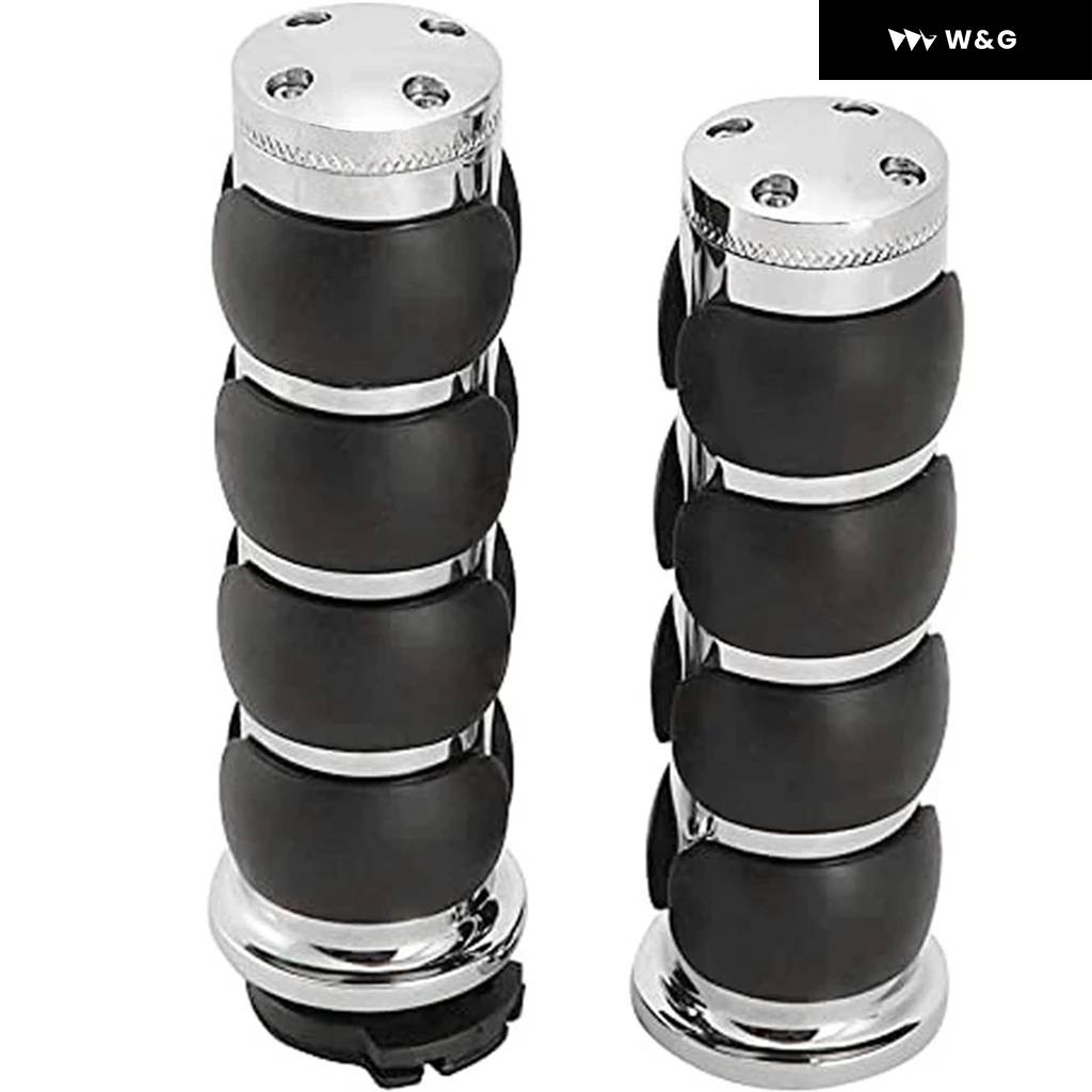 並行輸入品 オートバイ バイク ハンド グリップ 7/8インチ 22MM クルーザー チョッパー ハーレー ダビッドソン スズキ カワサキ ヤマハ ホンダ モトアクセの画像