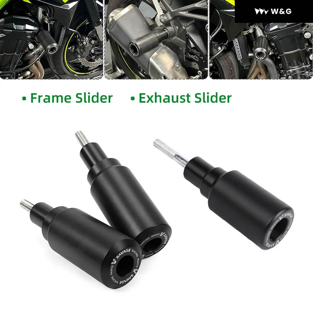 並行輸入品 カワサキ Z900 Z900SE ZR900 アクスルホイール スライダー フレーム クラッシュ スライダー スイングアーム スプール スタンド エキゾースト ク | ブランド登録なし | 10