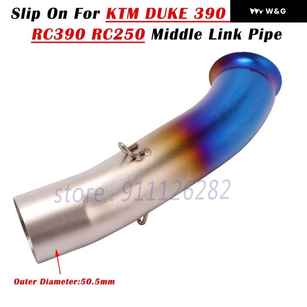 並行輸入品 スリップオン KTM DUKE 390 125 250 RC390 RC250 17 18 19 20 21 オートバイ バイク 排気エスケープマフラー リンク パイプ