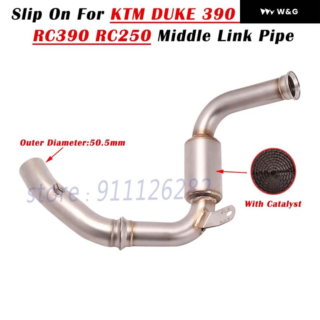 並行輸入品 スリップオン KTM DUKE 390 125 250 RC390 RC250 17 18 19 20 21 オートバイ バイク 排気エスケープマフラー リンク パイプ