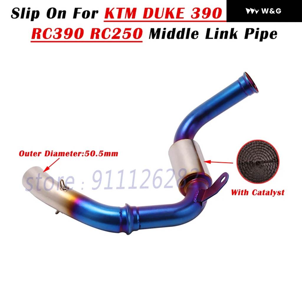 並行輸入品 スリップオン KTM DUKE 390 125 250 RC390 RC250 17 18 19 20 21 オートバイ バイク 排気エスケープマフラー リンク パイプ