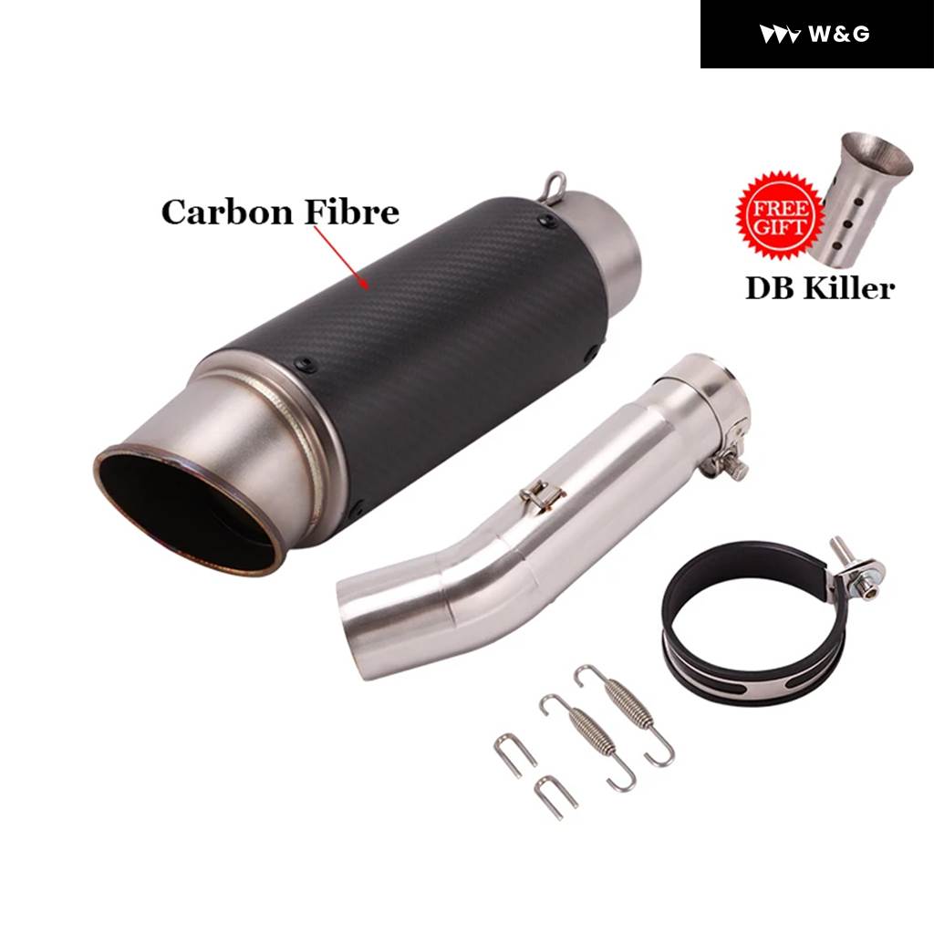 並行輸入品 スリップオン スズキ GSX-S 750 GSX S750 BK750 2018 2019 2020 オートバイ バイク GP エキゾースト エスケープ ミドルリンク パイプ カーボンの画像
