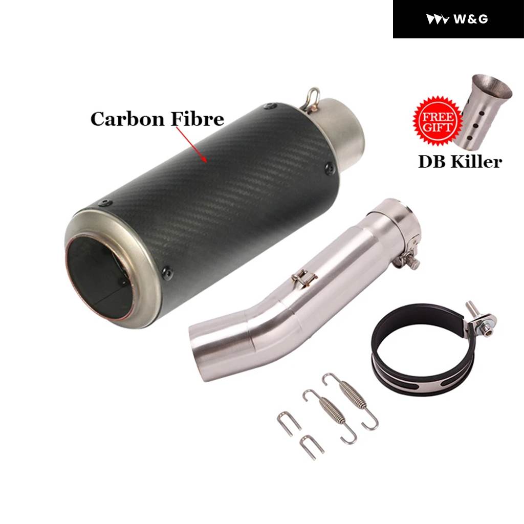 並行輸入品 スリップオン スズキ GSX-S 750 GSX S750 BK750 2018 2019 2020 オートバイ バイク GP エキゾースト エスケープ ミドルリンク パイプ カーボンの画像