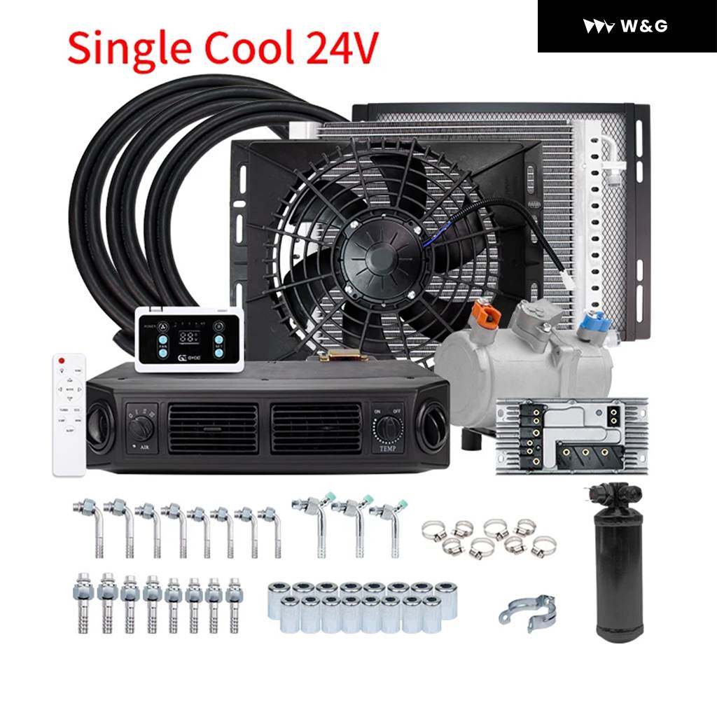 並行輸入品 自動車用電動 エアコン コンプレッサー 12V 24V 車 バン ストリートロッド ホット クラシック A/C コンディショナーの画像