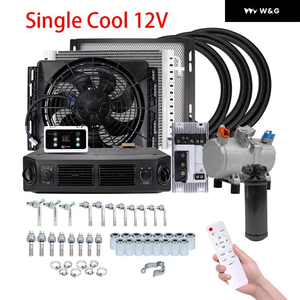 並行輸入品 自動車用電動 エアコン コンプレッサー 12V 24V 車 バン ストリートロッド ホット クラシック A/C コンディショナーの画像