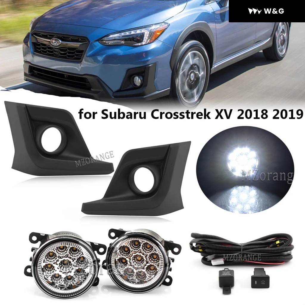 SUBARU XV フォグランプカバー 左右セット　新品未使用品 スバルxv フォグカバー（その他インテリア、車内用品
