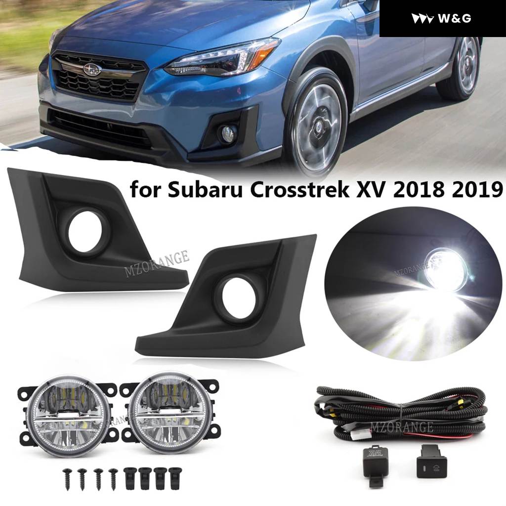 SUBARU XV フォグランプカバー 左右セット 新品未使用品 スバルxv フォグカバー(その他インテリア、車内用品