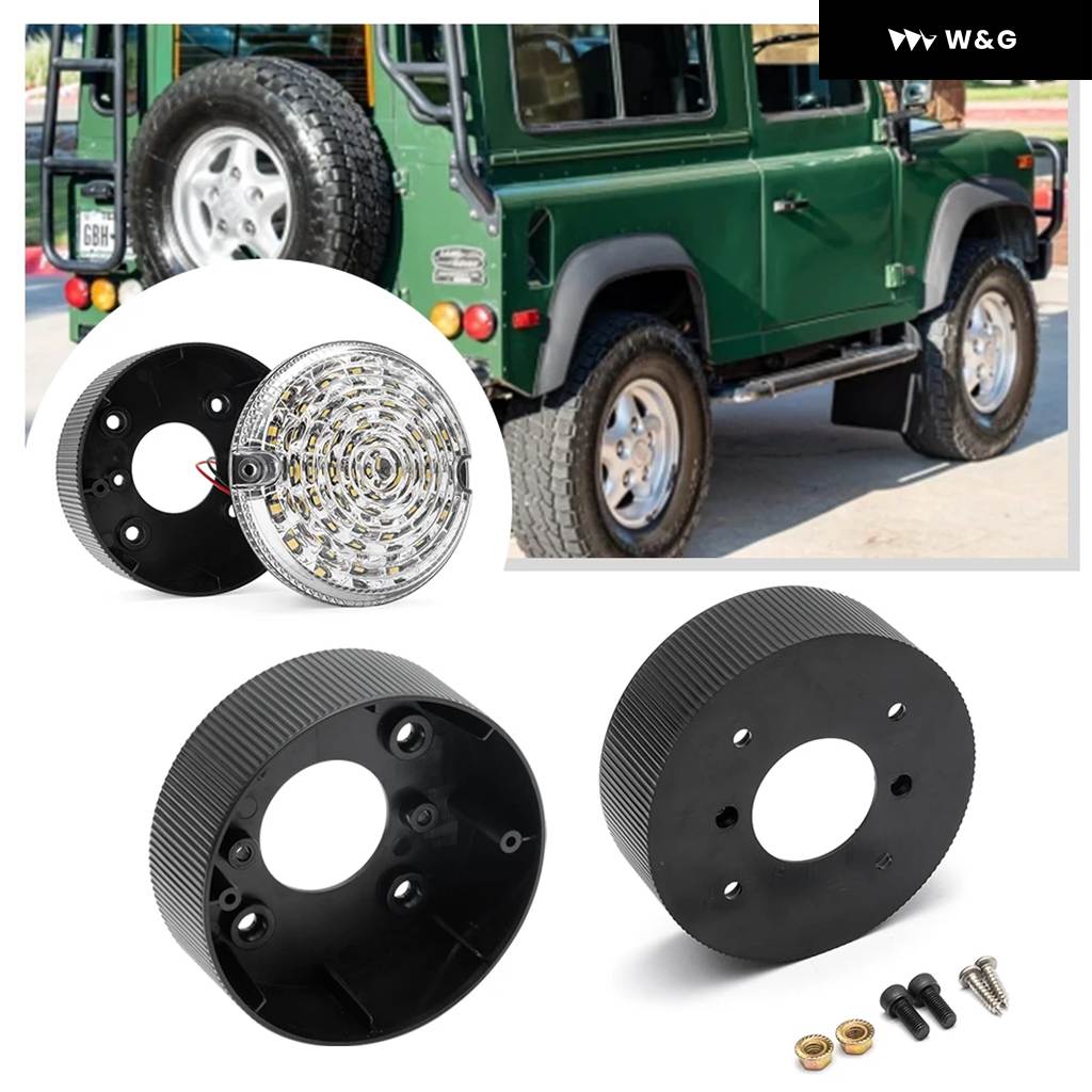 並行輸入品 LED マウント 台座 ランドローバー ディフェンダー 90 110 130 1990 2000 -2016 127の画像