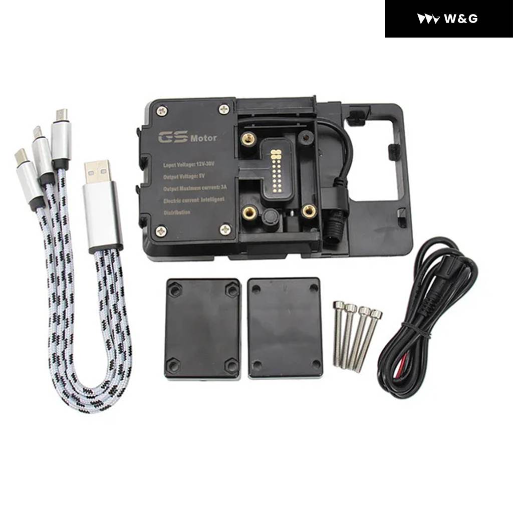 並行輸入品 オートバイ バイク アクセサリー GPS マウント 携帯電話 ホルダー ウインドシールドナビゲーション ホルダー BMの画像