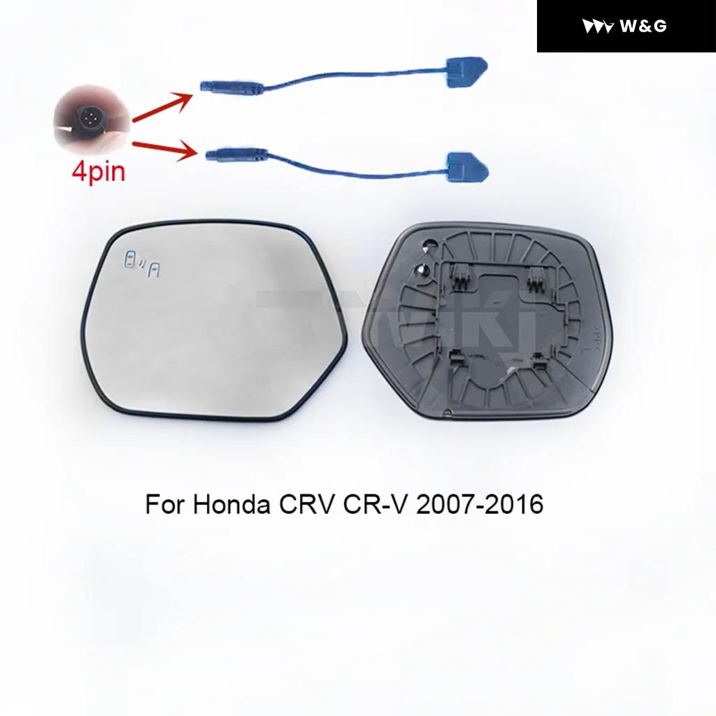 並行輸入品 1ペアサイドバックミラー ブルーガラスレンズ ブラインド スポットライト付き ホンダ CRV CR-V 2007-20_1