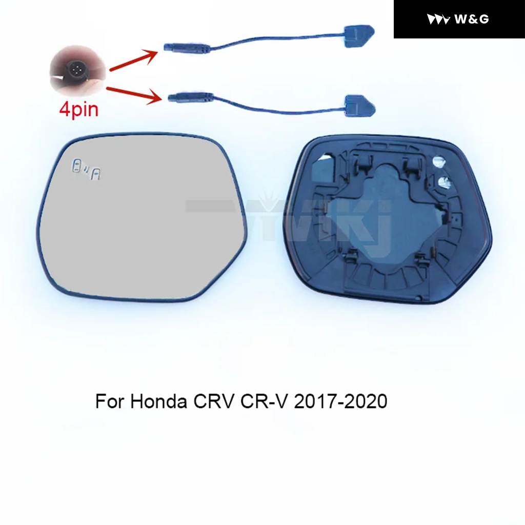 並行輸入品 1ペアサイドバックミラー ブルーガラスレンズ ブラインド スポットライト付き ホンダ CRV CR-V 2007-20_3
