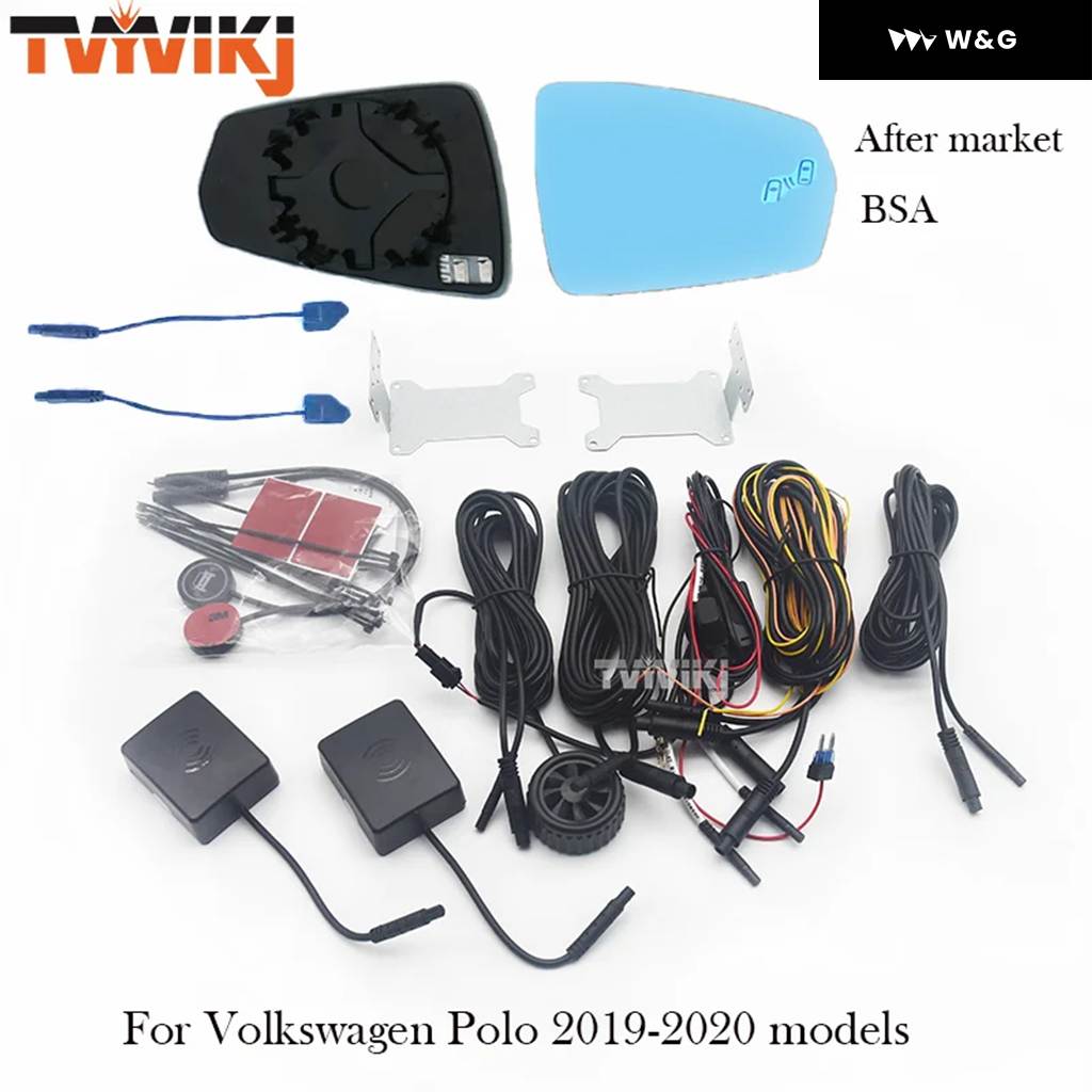 並行輸入品 TVYVIKJ サイドミラー ブルーガラスレンズ ブラインド スポット システム BSA VW VOLKSWAG PO_6