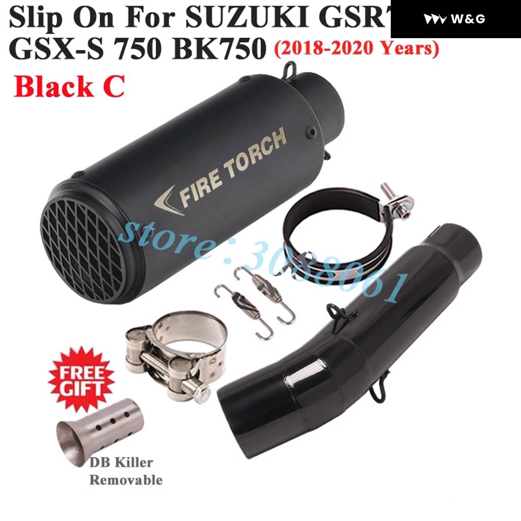 並行輸入品 スリップオン スズキ GSX-S750 GSX S750 GSX-S 750 BK750 GSR750 オートバイ バの画像