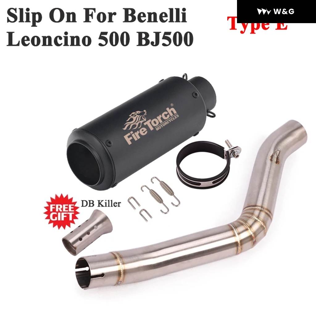 並行輸入品 スリップオン ベネリ レオンチーノ 500 BJ500 オートバイ バイク GP エキゾースト エスケープ サイレンサの画像