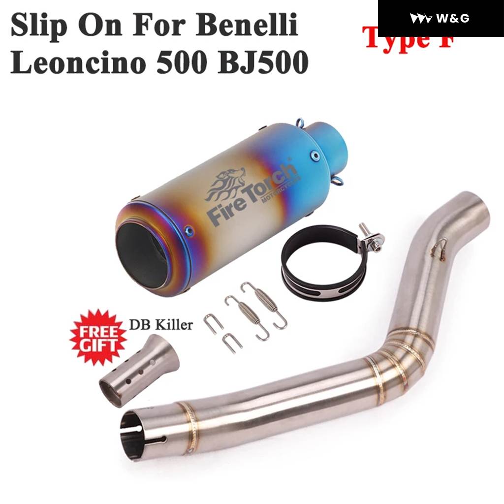 並行輸入品 スリップオン ベネリ レオンチーノ 500 BJ500 オートバイ バイク GP エキゾースト エスケープ サイレンサの画像