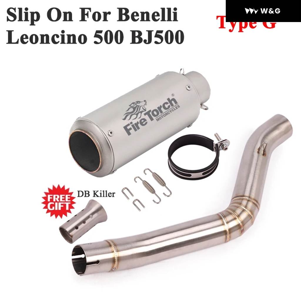 並行輸入品 スリップオン ベネリ レオンチーノ 500 BJ500 オートバイ バイク GP エキゾースト エスケープ サイレンサの画像