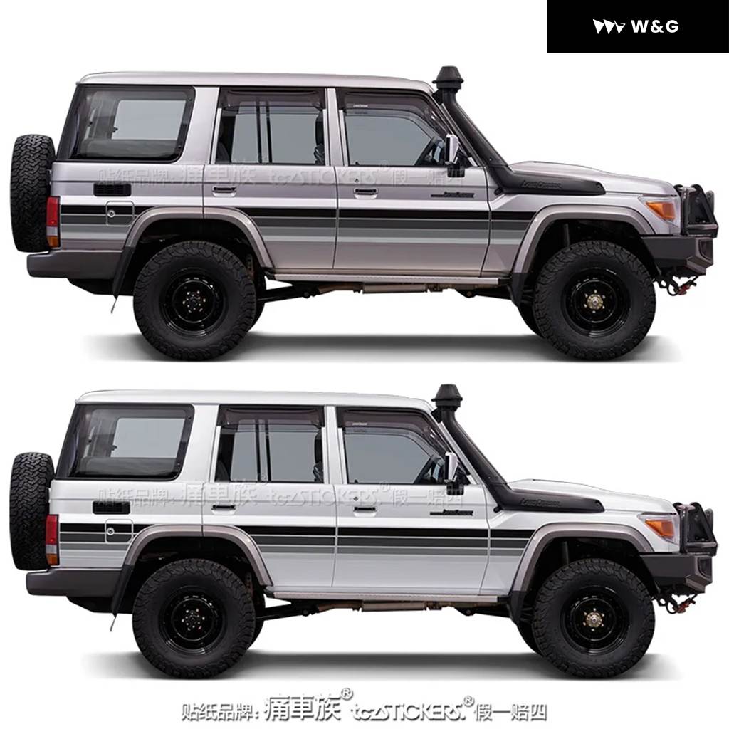 並行輸入品】 車用 ステッカー トヨタ ランドクルーザー 76 LC76