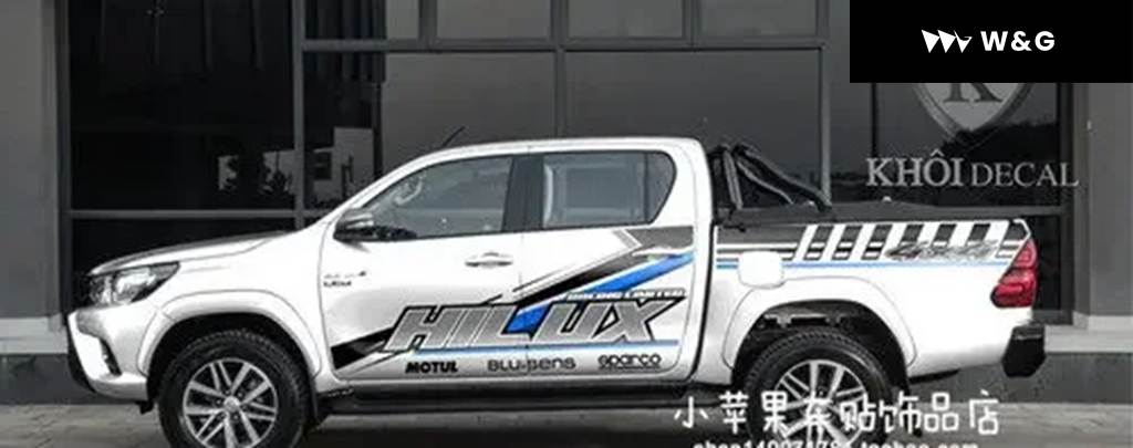 並行輸入品】 車 ステッカー トヨタ ハイラックス レボ ピックアップ