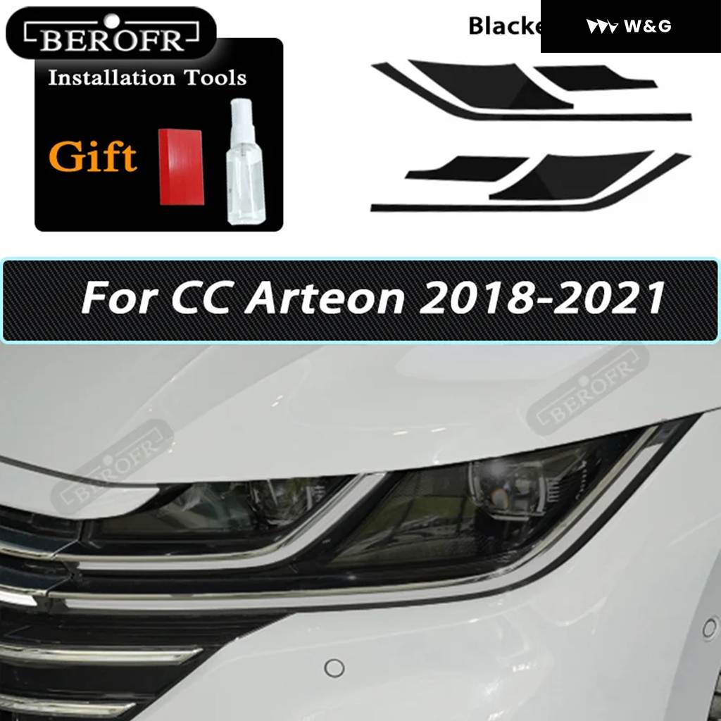 並行輸入品 フォルクスワーゲン VW アルテオン CC 2018-2021 R ライン オート クリア 車 ヘッドライト プロテク | ブランド登録なし | 01