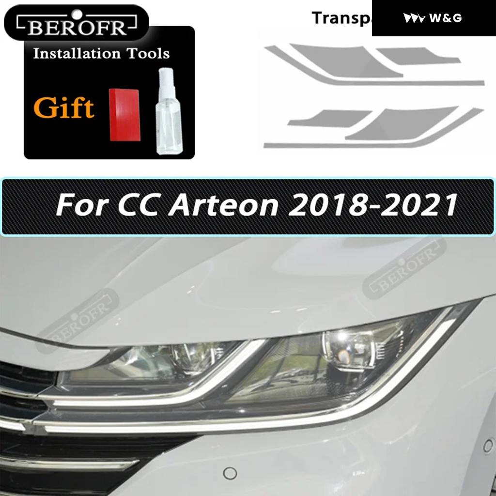 並行輸入品 フォルクスワーゲン VW アルテオン CC 2018-2021 R ライン オート クリア 車 ヘッドライト プロテク | ブランド登録なし | 02