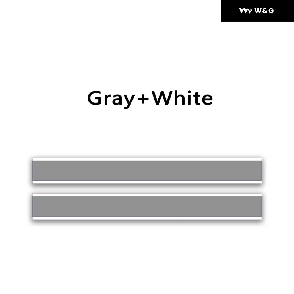 並行輸入品 カー スタイリング レーシング ラティス ドア サイド チェック柄 ストライプ DIY スカート ボディ フード デカ | ブランド登録なし | 14