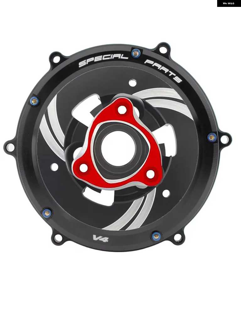 並行輸入品クラッチカバー エンジン レーシング スプリング リテーナー R プロテクター ガード ドゥカティ PANIGALE Vの画像