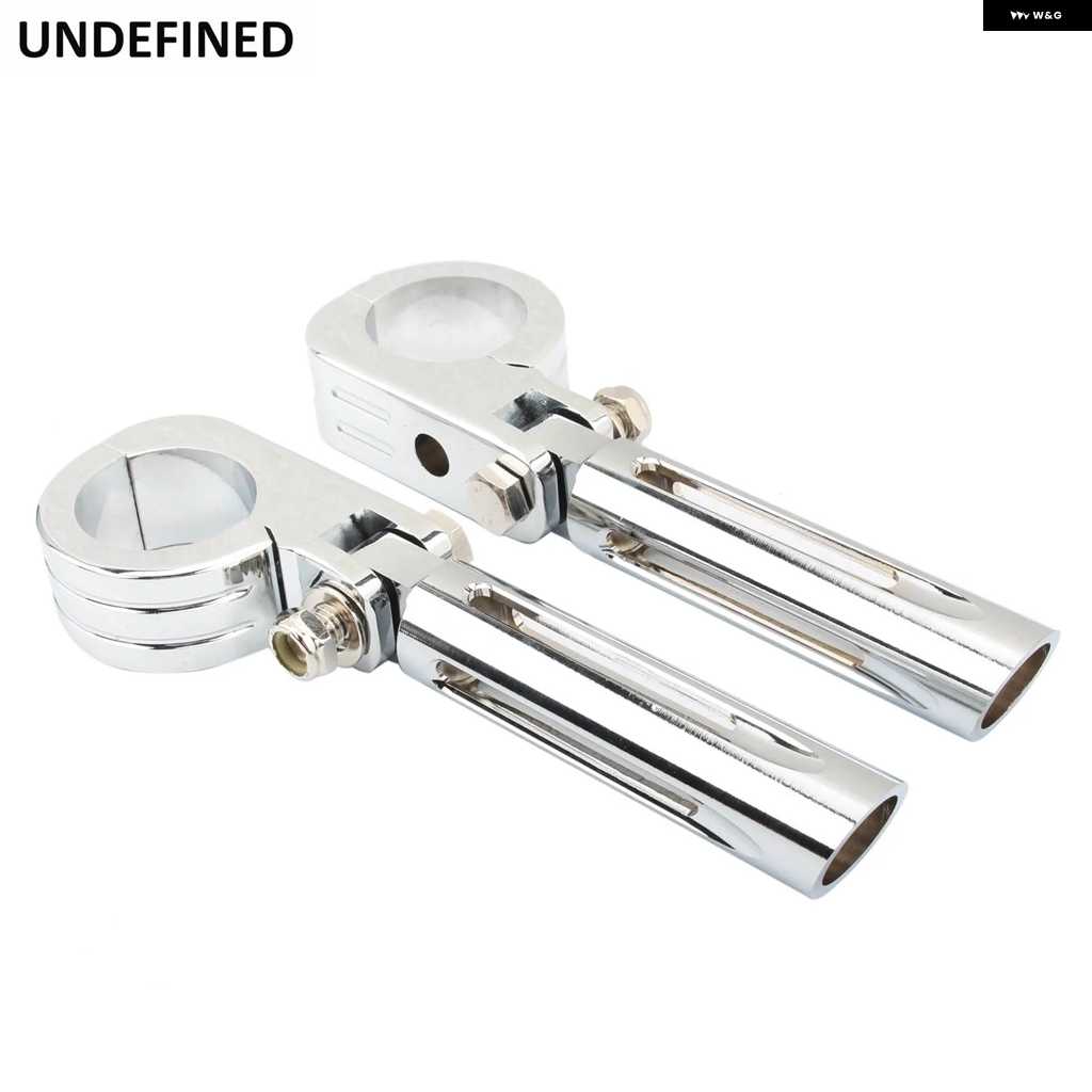 並行輸入品汎用 バイク フットペグ フットレスト 1 1/2インチ38MM エンジン ガード マウント クランプ ハーレー ロードの画像