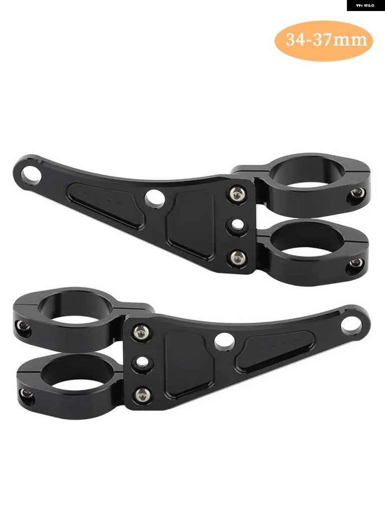 並行輸入品33MM-58MM ヘッドライト ブラケット マウント クランプ フォーク チューブ ライト ホルダー 54MM 49Mの画像