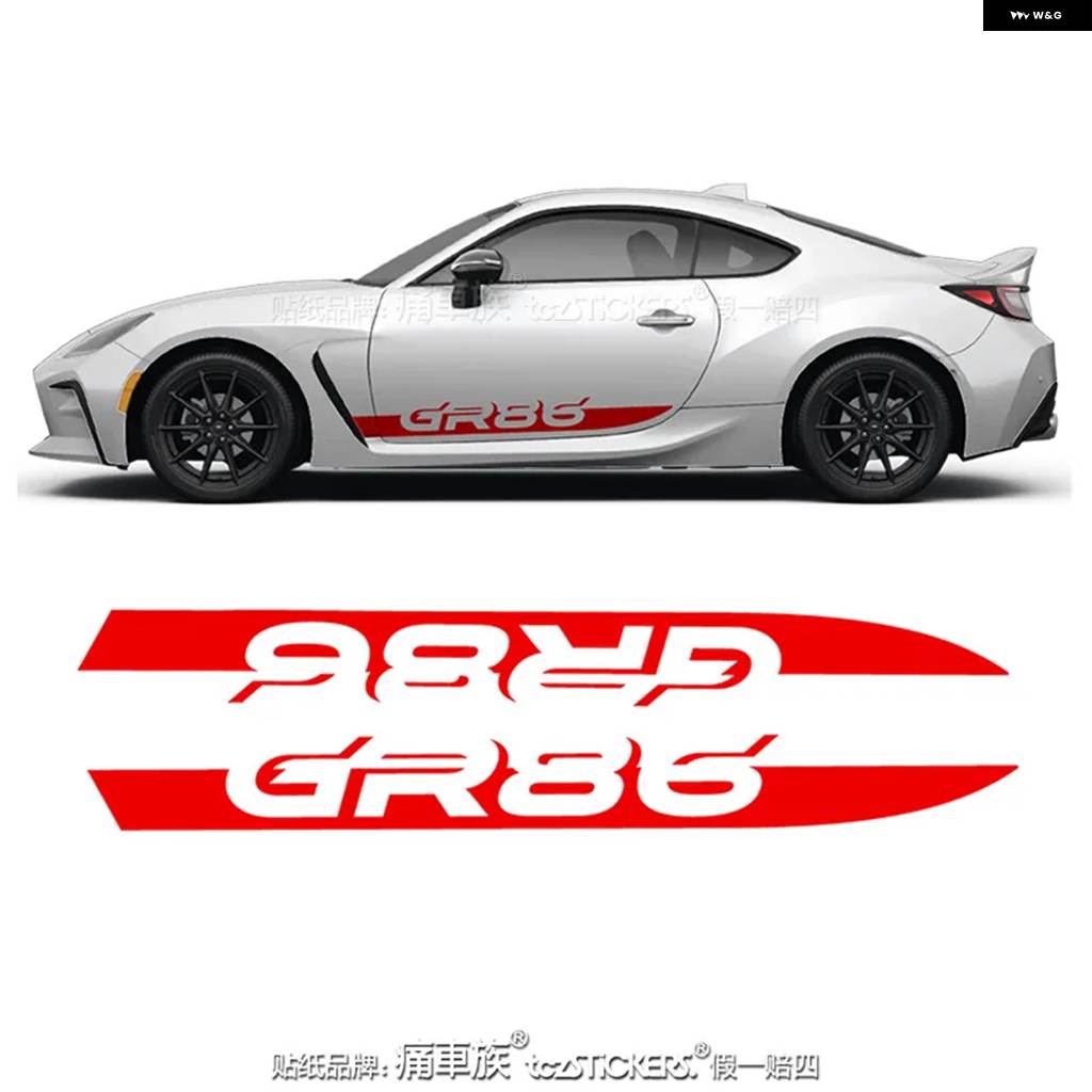 並行輸入品車用ビニール ステッカー トヨタ GR86 BRZ FRS ボディ 外装