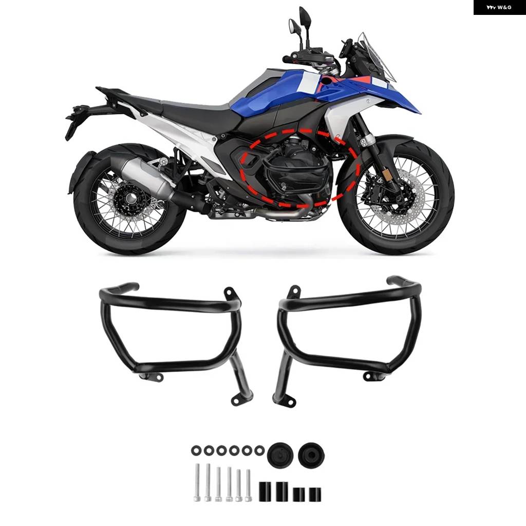 ブランド登録なし - 並行輸入品BMW R1300GS 2023-2025 自動二輪車 バンパー 発動機 プロテクター 日常落っこちる傷押しとどめる R1300 1300GS モト付属品