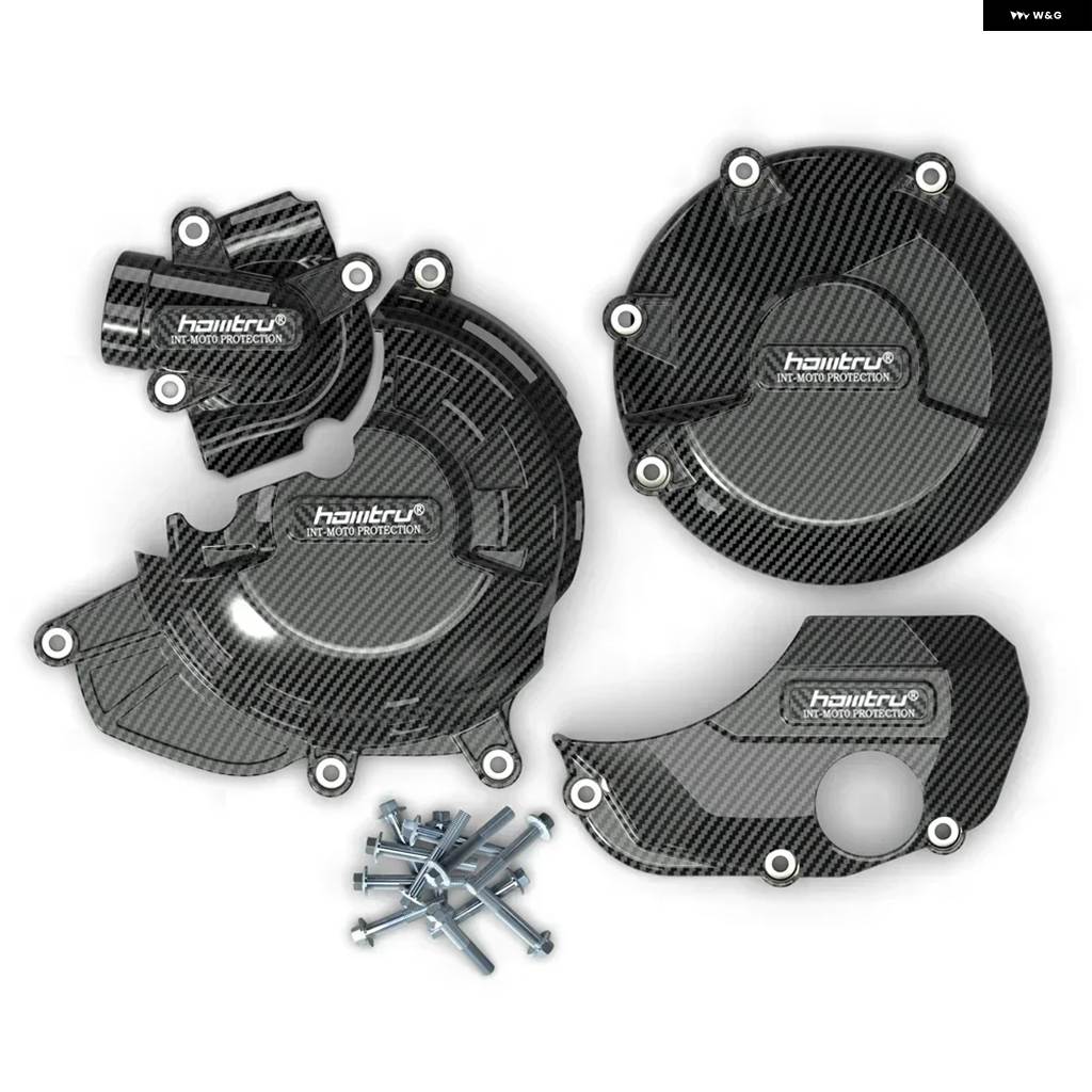 並行輸入品バイク アクセサリー エンジン カバー プロテクションセット ドゥカティ MONSTER 1200 / 1200S 2017-2021の画像