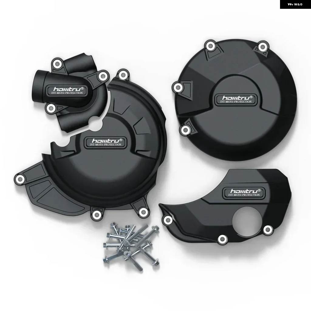 並行輸入品バイク アクセサリー エンジン カバー プロテクションセット ドゥカティ MONSTER 1200 / 1200S 2017-2021の画像