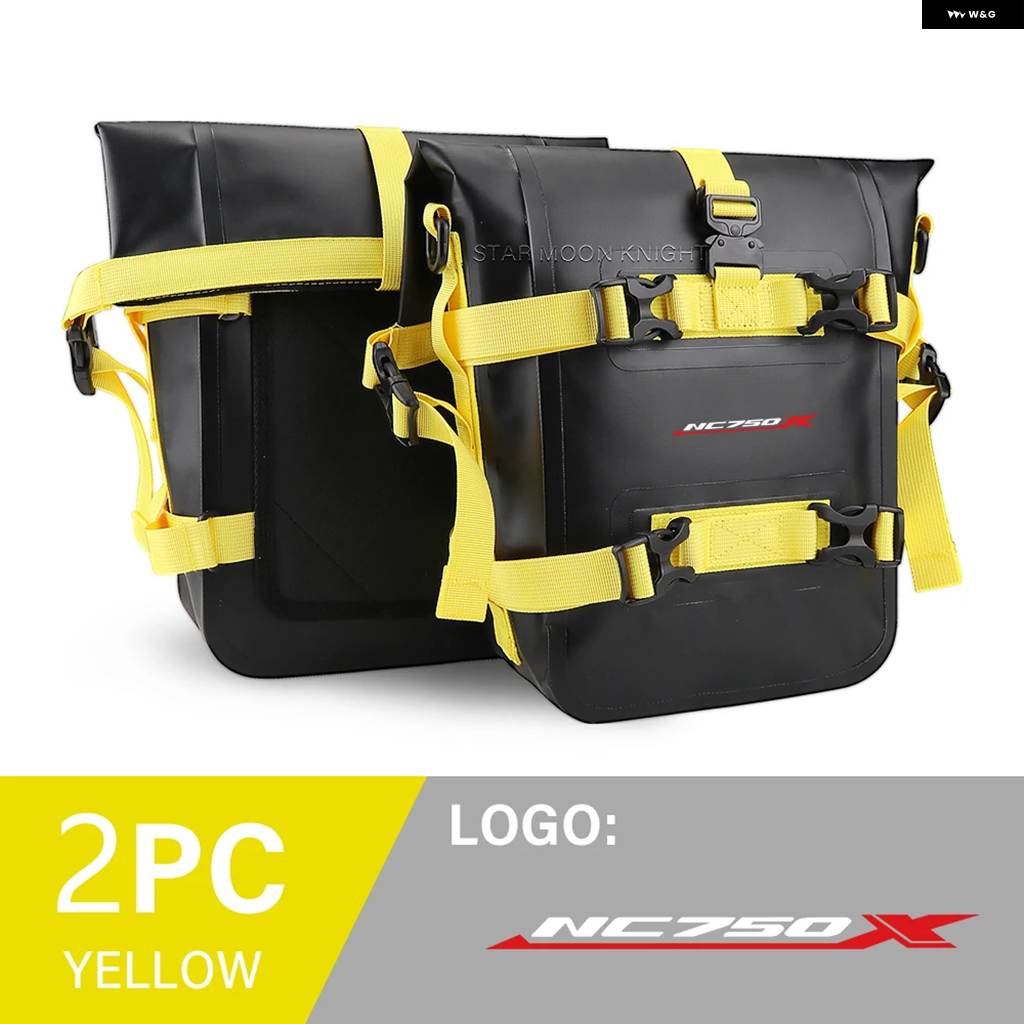 並行輸入品1/2PC オートバイ フレーム クラッシュ バー バッグ ホンダ NC750X NC700X NC700S NC700D CTX700 700X NC 750 X ツール 防水 バッグの画像