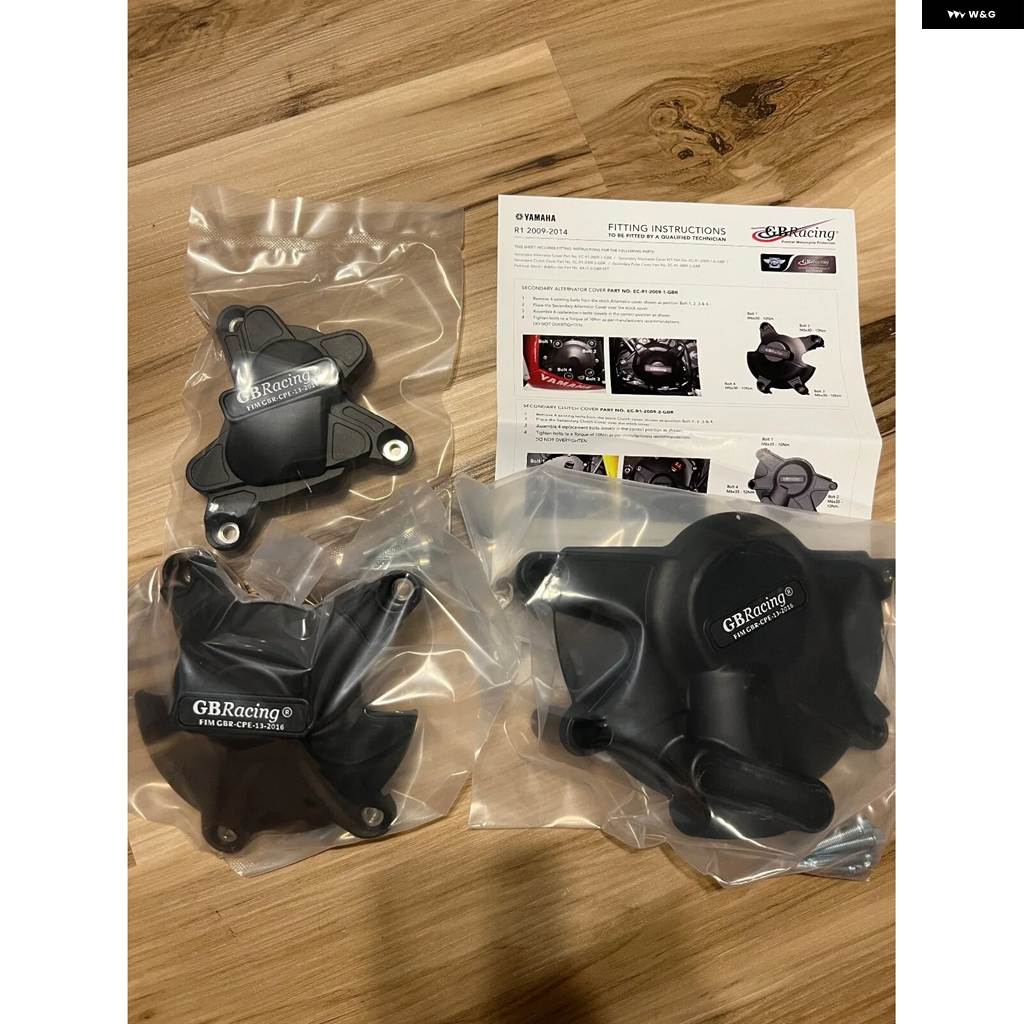 並行輸入品バイク エンジン ドロップ エンジン サイドカバー エンジン カバー ヤマハ YZF-R1 2009-2014 2010-13の画像