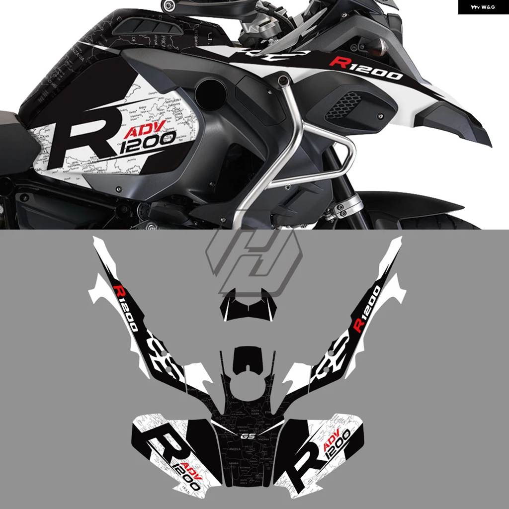 並行輸入品バイク デカール キット ケース BMW R1200GS アドベンチャー R1200 ADV 2014-2017_4