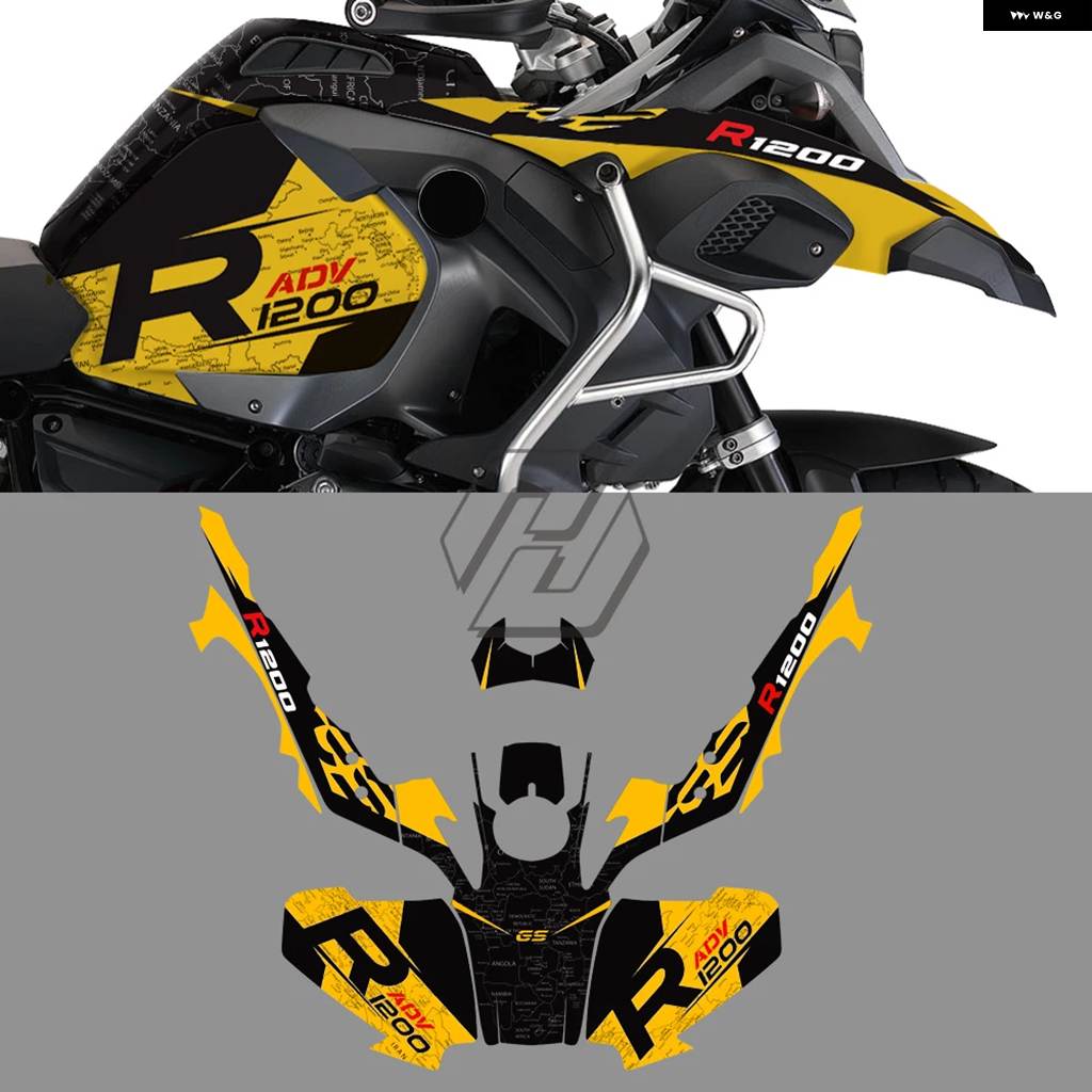 並行輸入品バイク デカール キット ケース BMW R1200GS アドベンチャー R1200 ADV 2014-2017_2