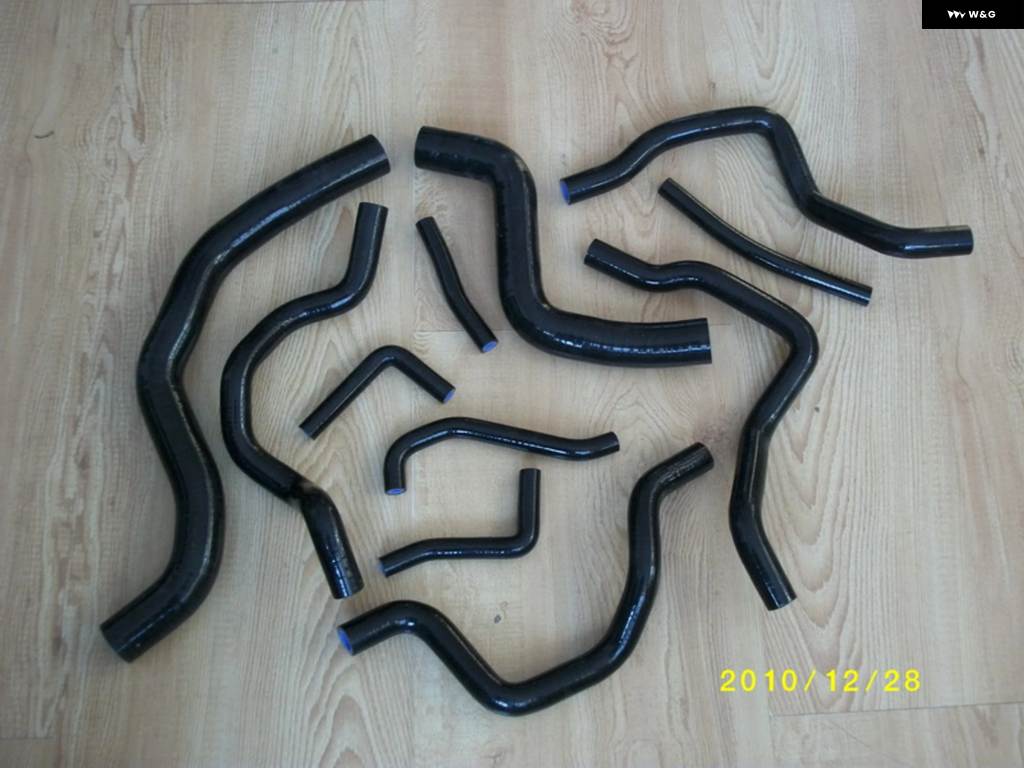 並行輸入品三菱 ランサー EVO 7 8 CT9A 4G63 ターボ 2001-2005 シリコン ラジエーター ホース パイプ チューブ 2001-05の画像