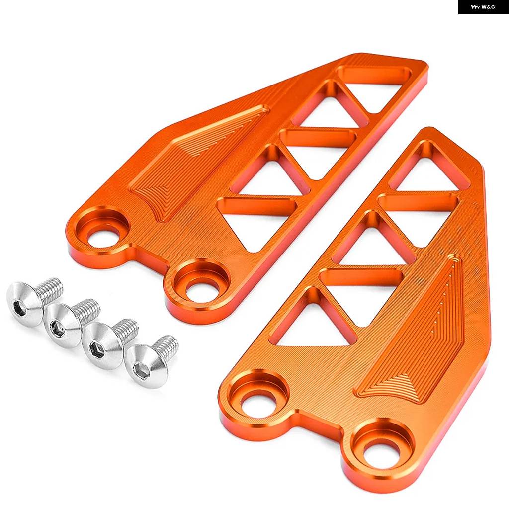 並行輸入品オートバイ フットペグ フットレスト リアセット ヒールプレート ガード プロテクター KTM DUKE 390 250の画像