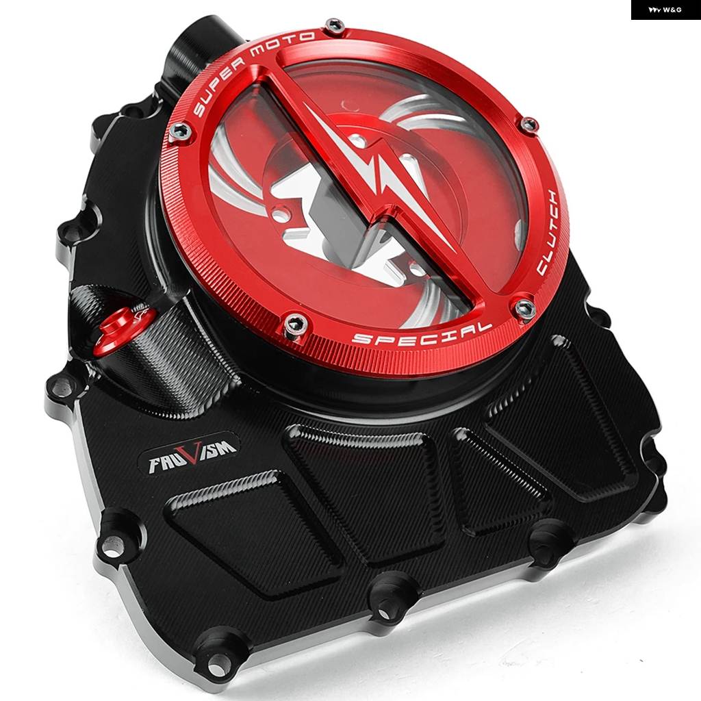 並行輸入品バイク クリアクラッチカバー BENELLI BN600 TNT600 600CC 2020 エンジン プロテクター ガの画像