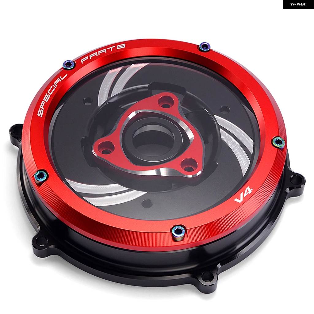並行輸入品クリアクラッチカバー ドゥカティ PANIGALE V4 / V4S 1100 /R 2018 - 21 エンジン ガー_1