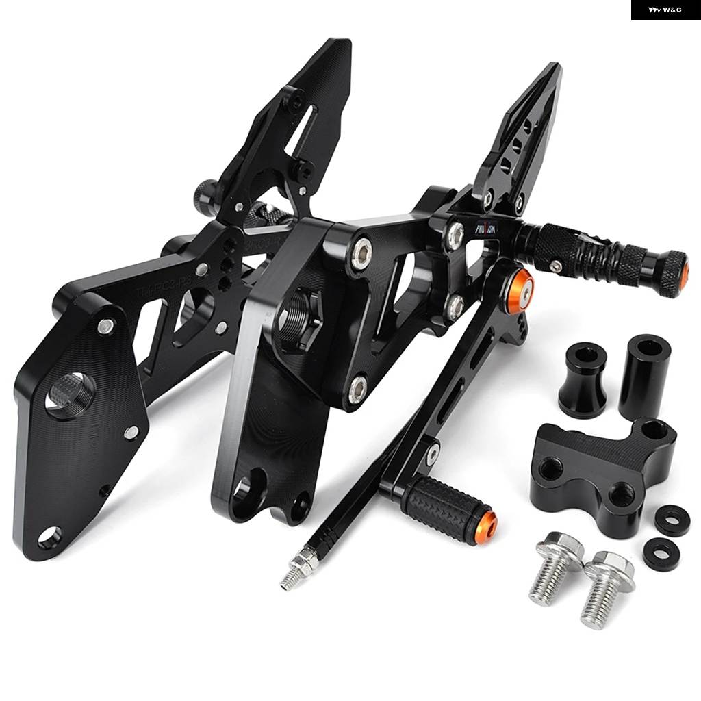 並行輸入品オートバイ フットレスト リアセット KTM RC390 RC200 RC125 200 2014 -2020 - 23_3