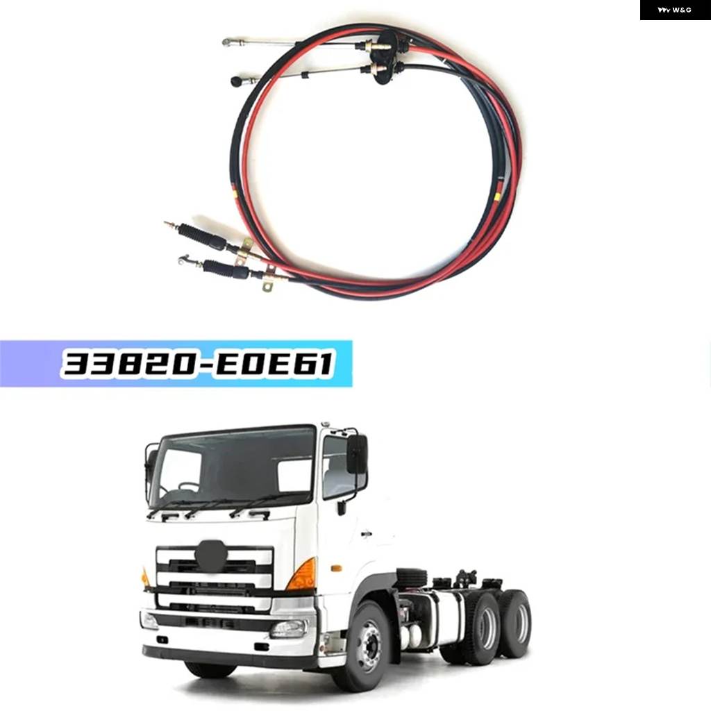 並行輸入品33820-E0E61 マニュアル トランス ミッション ケーブル ギア シフト セレクト ケーブル HINO 700の画像