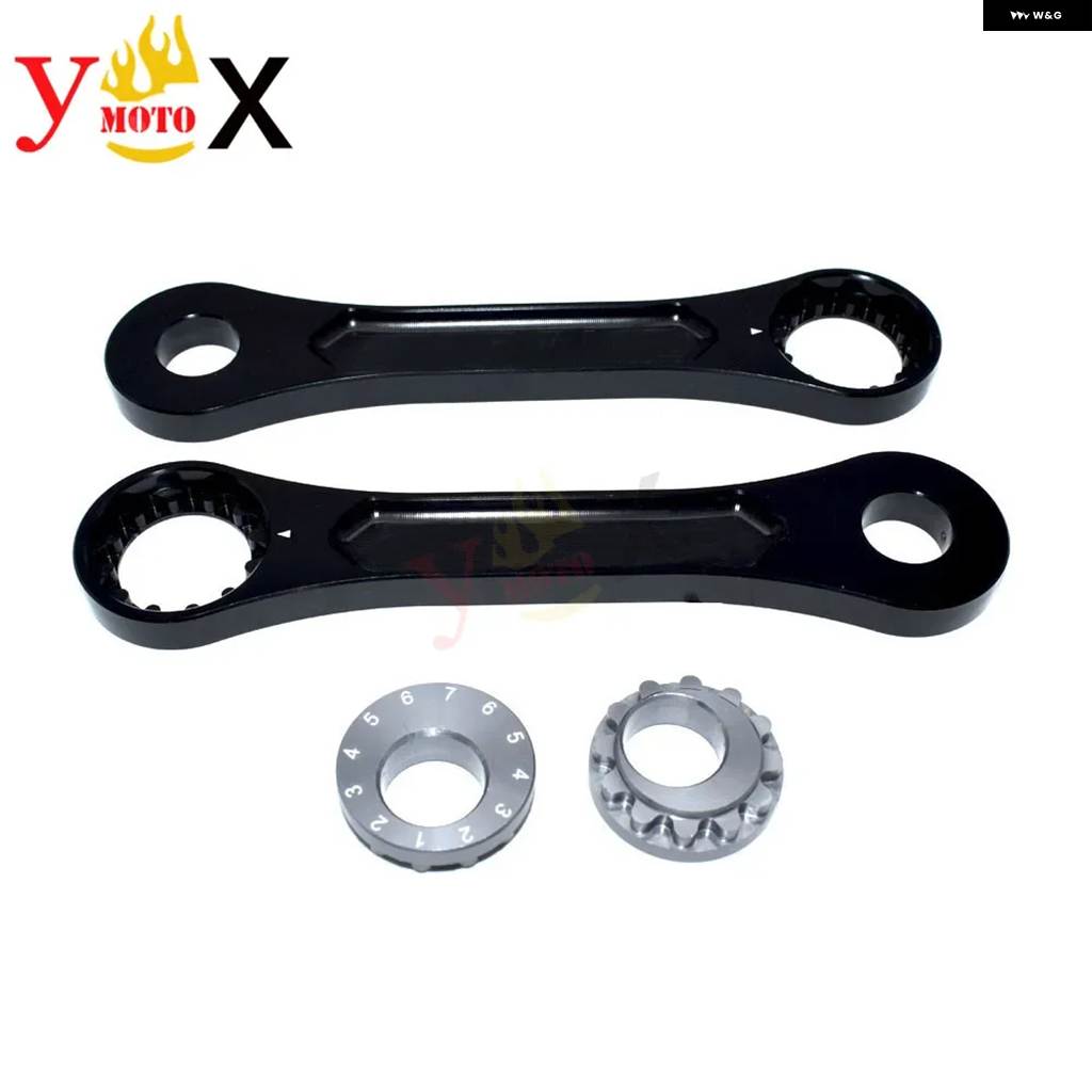並行輸入品KLX 250 調整可能 CNC カスタム フレーム ボディシートライザー下降リンクキット カワサキ KLX250 ES_1