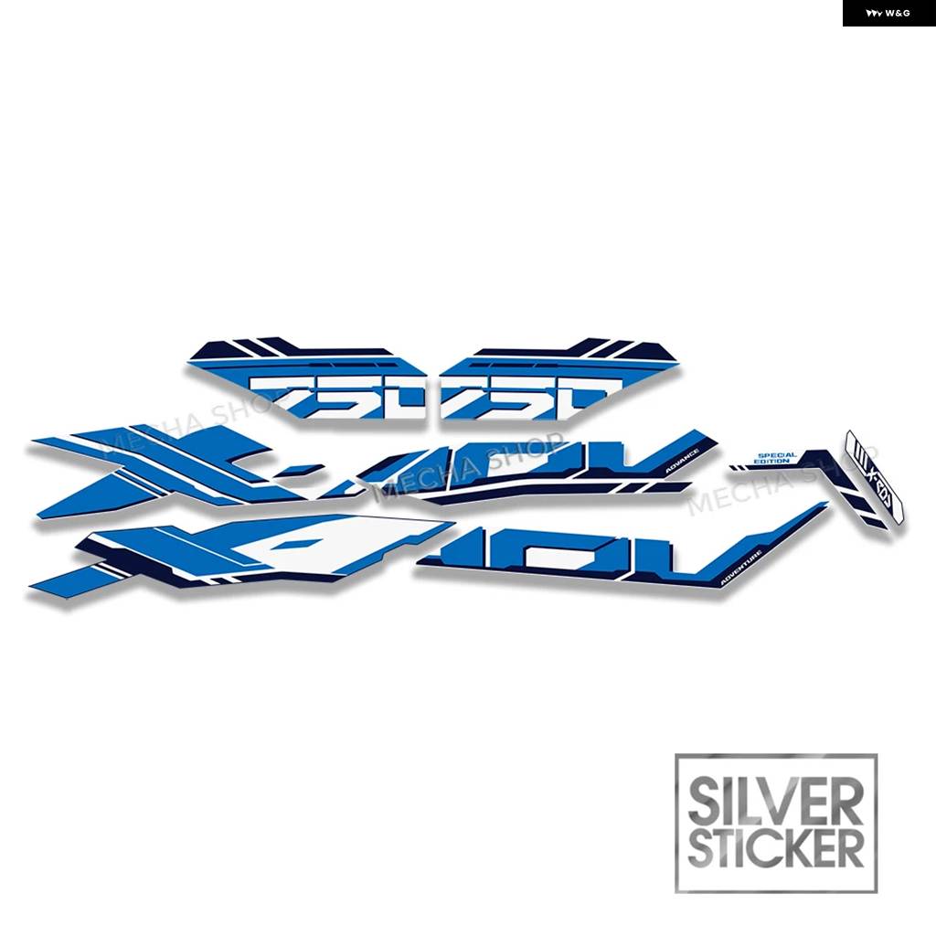並行輸入品XADV 750 X ADV シルバーグロスキット XADV750 2025