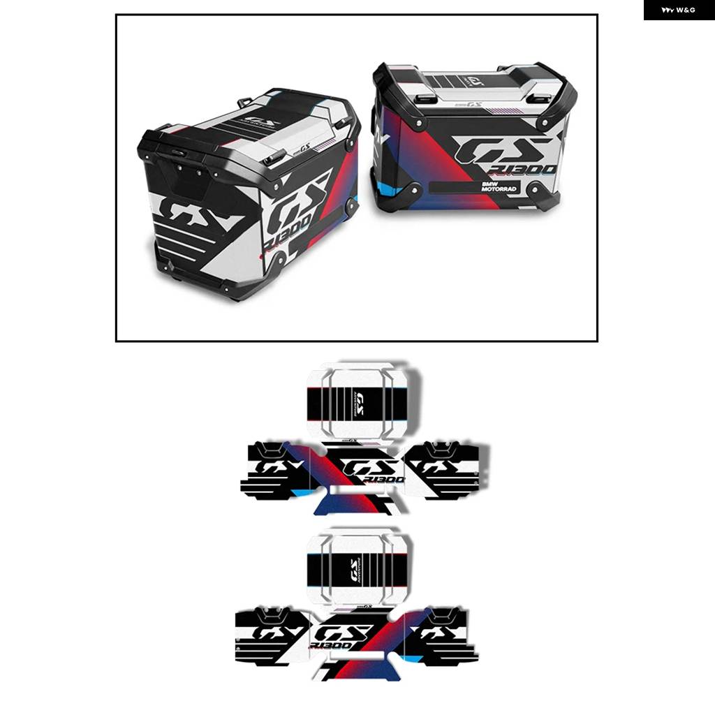 並行輸入品R1300GS ADV アドベンチャー 2025 バイク ステッカー サイド ボックス パニアケース キャリア デカール_9