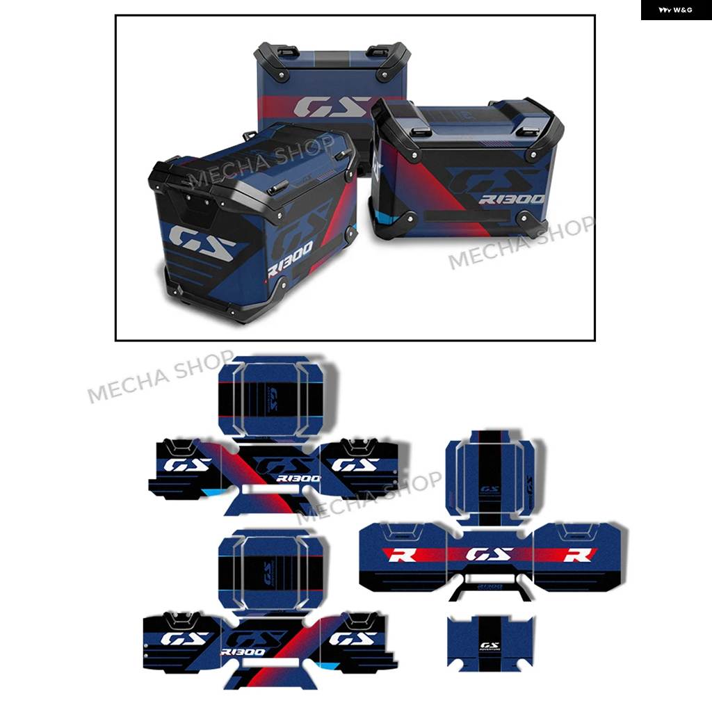 並行輸入品R1300GS ADV アドベンチャー 2025 バイク ステッカー サイド ボックス パニアケース キャリア デカール_12