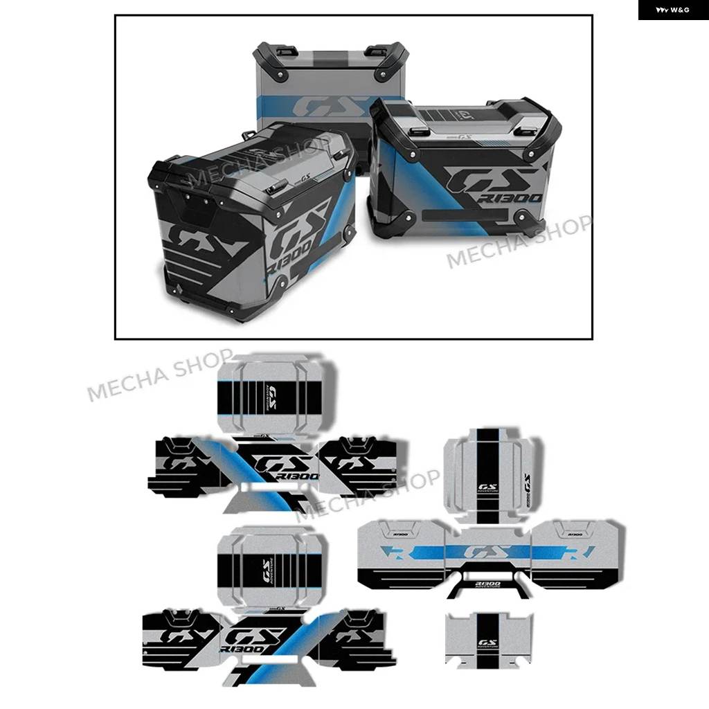 並行輸入品R1300GS ADV アドベンチャー 2025 バイク ステッカー サイド ボックス パニアケース キャリア デカール_13