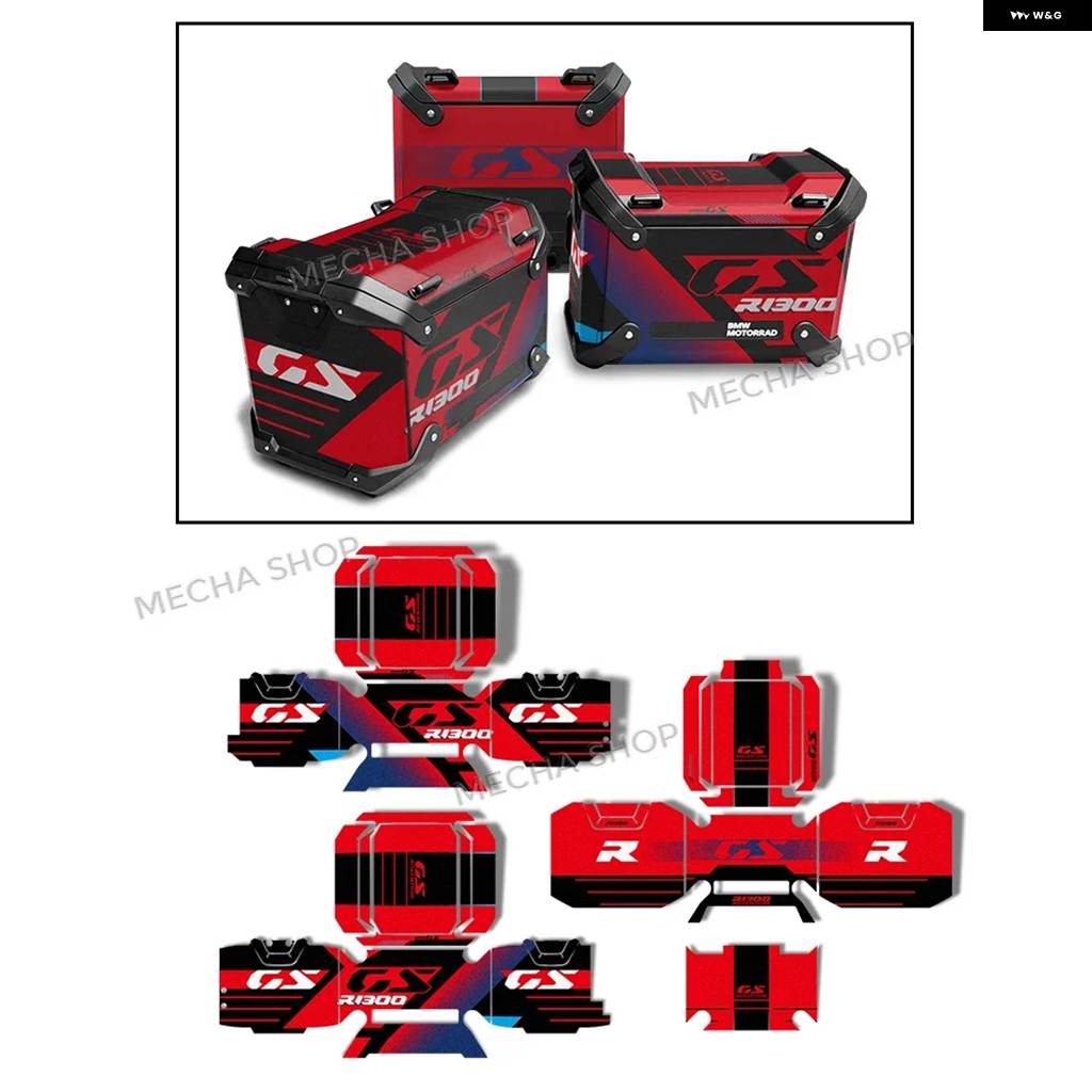 並行輸入品R1300GS ADV アドベンチャー 2025 バイク ステッカー サイド ボックス パニアケース キャリア デカール_15